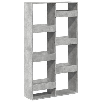 vidaXL Bibliothèque gris béton 100x33x175 cm en bois d'ingénierie
