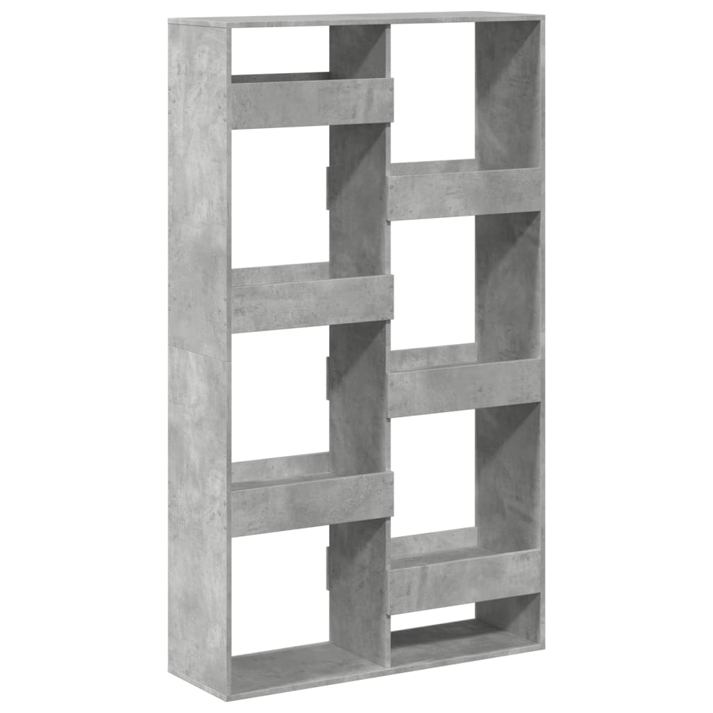 vidaXL Bibliothèque gris béton 100x33x175 cm en bois d'ingénierie