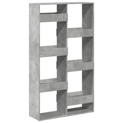 vidaXL Bibliothèque gris béton 100x33x175 cm en bois d'ingénierie