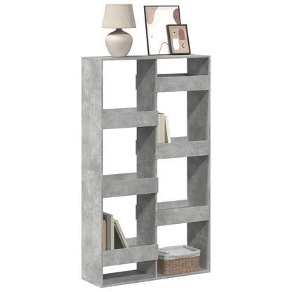 vidaXL Bibliothèque gris béton 100x33x175 cm en bois d'ingénierie