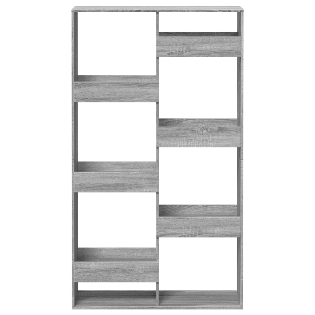 vidaXL Bibliothèque Gris Sonoma 100x33x175 cm Bois d'ingénierie