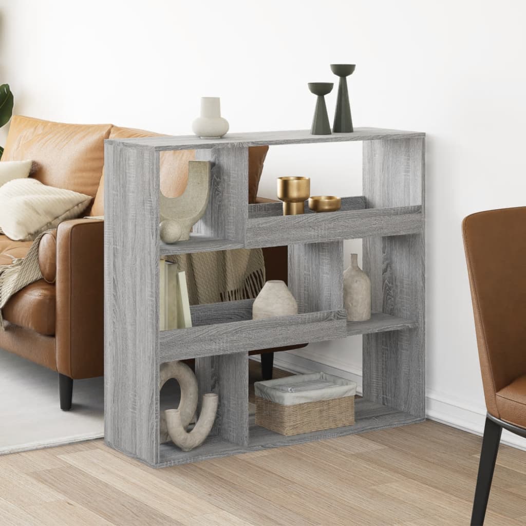vidaXL Séparateur de pièce gris sonoma 100x33x94,5 cm Bois d'ingénierie