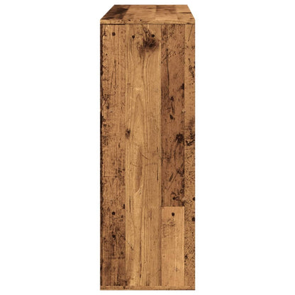 vidaXL Raumteiler Altholz-Optik 100x33x94,5 cm Holzwerkstoff