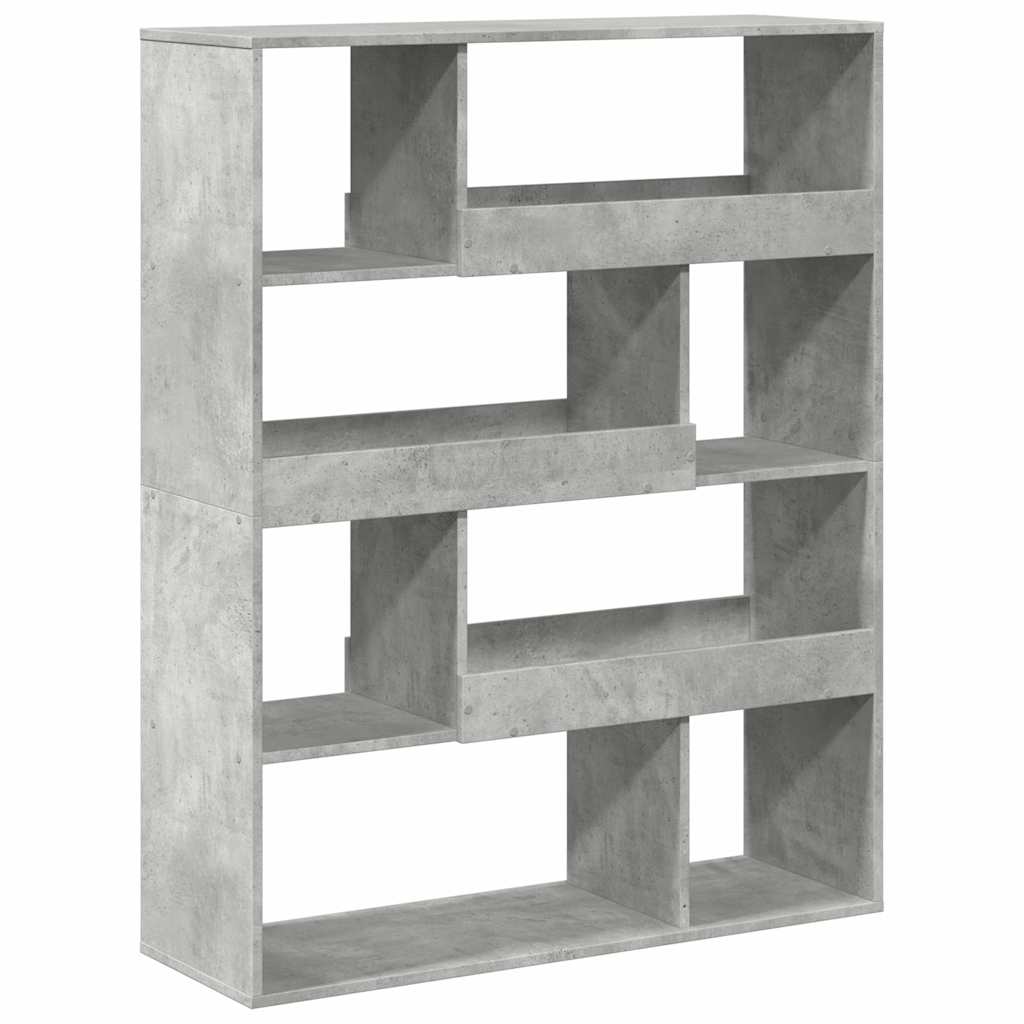 vidaXL Raumteiler Betongrau 100x33x125,5 cm Holzwerkstoff