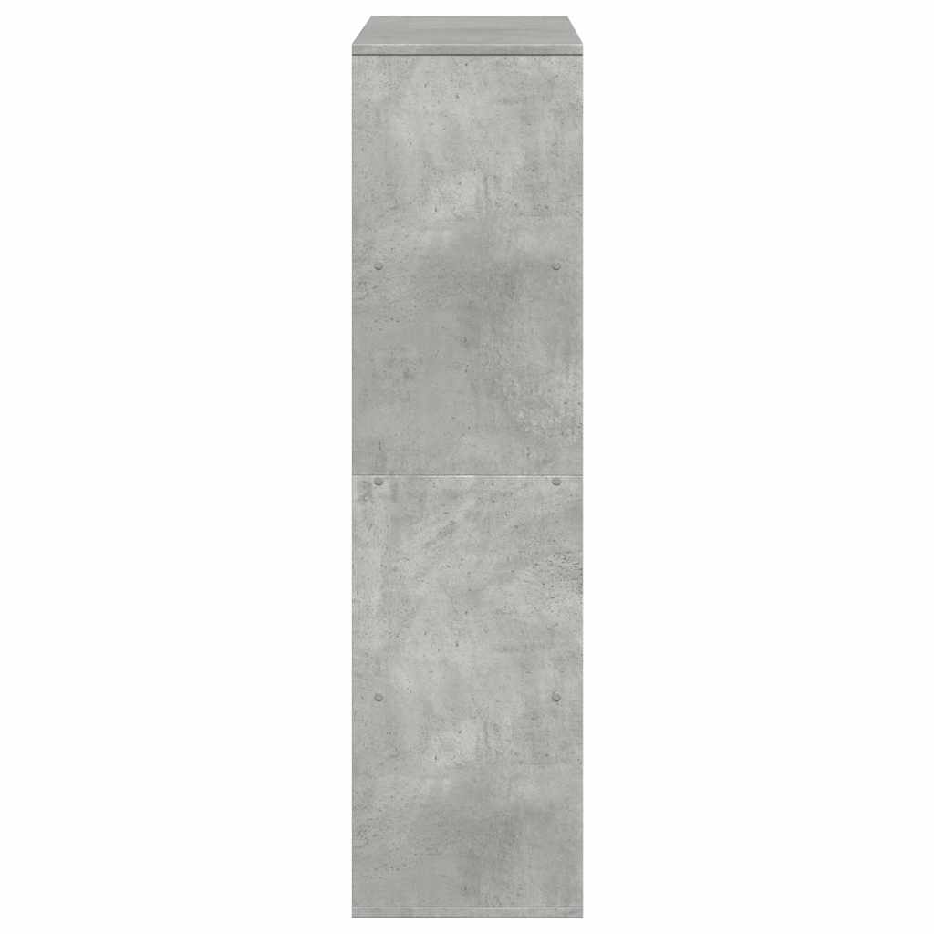 vidaXL Raumteiler Betongrau 100x33x125,5 cm Holzwerkstoff