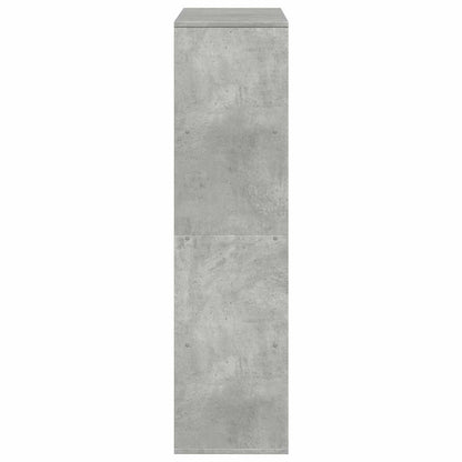vidaXL Raumteiler Betongrau 100x33x125,5 cm Holzwerkstoff