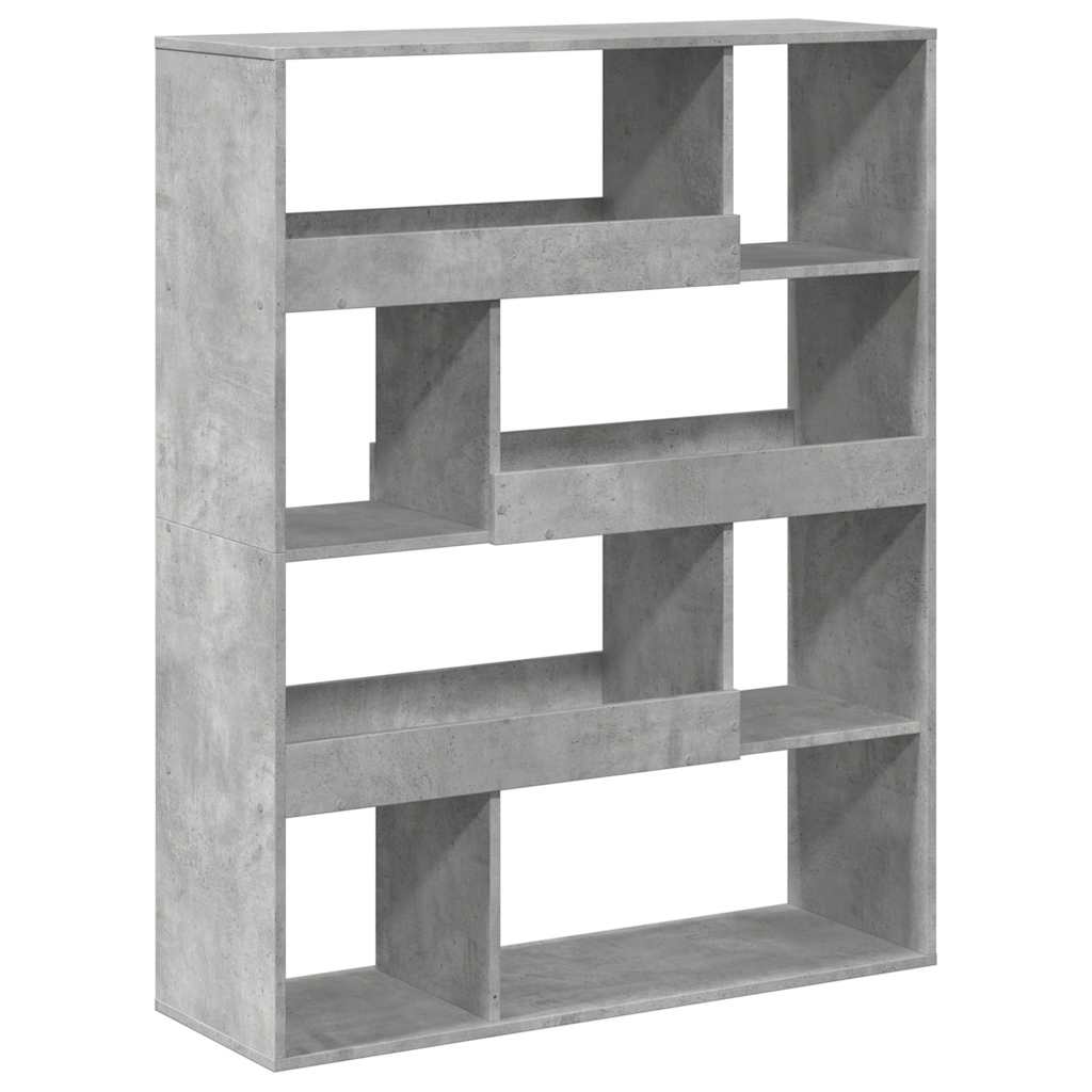 vidaXL Raumteiler Betongrau 100x33x125,5 cm Holzwerkstoff