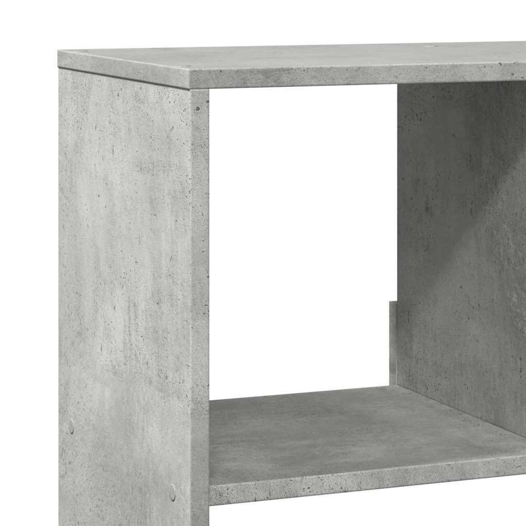 vidaXL Raumteiler Betongrau 100x33x125,5 cm Holzwerkstoff