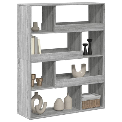 vidaXL Raumteiler Grau Sonoma 100x33x125,5 cm Holzwerkstoff