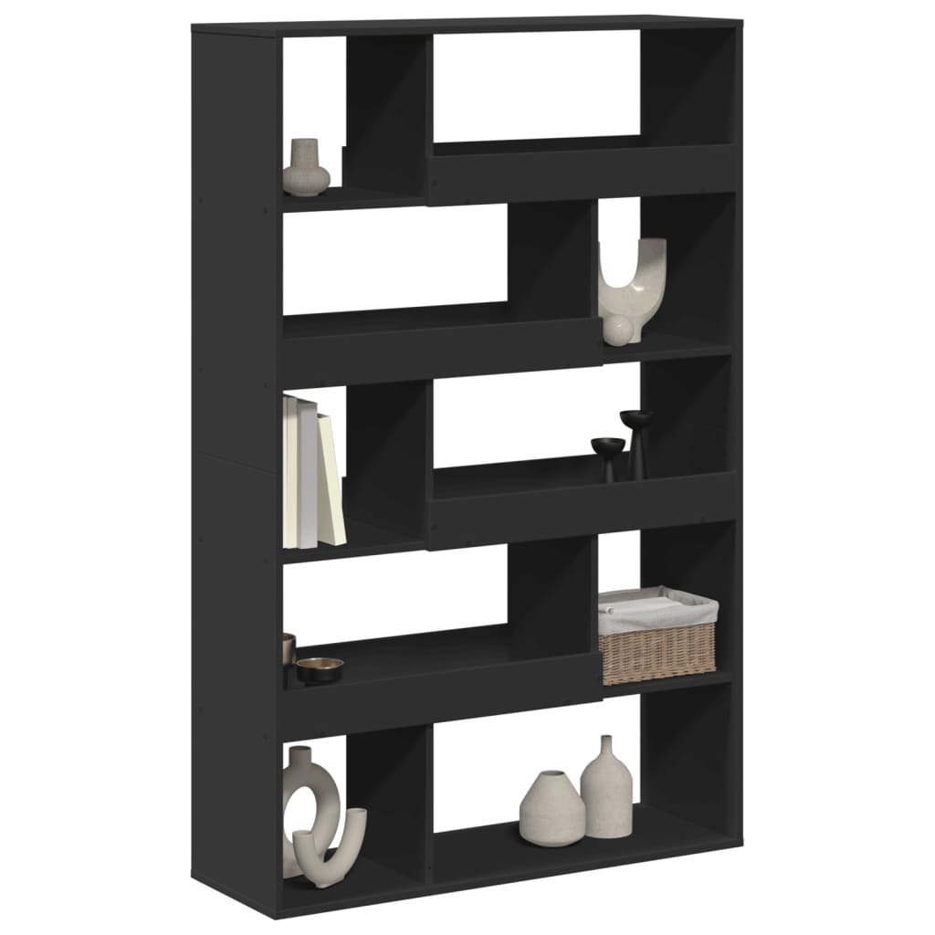 vidaXL Séparateur de pièce noir 100x33x156,5 cm Aggloméré