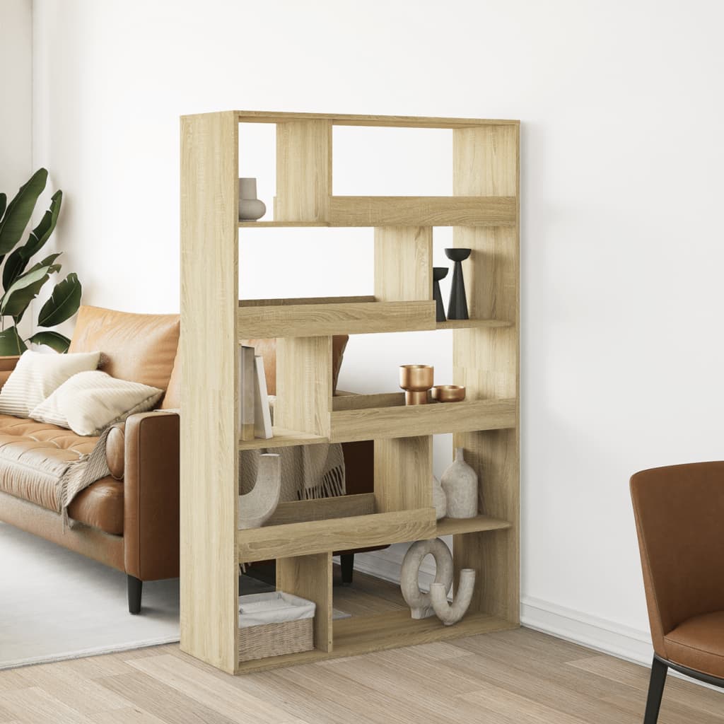 vidaXL Séparateur de pièce Chêne Sonoma 100x33x156,5 cm Bois d'ingénierie