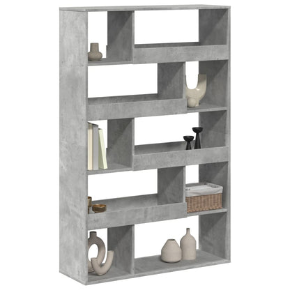 vidaXL Séparateur de pièce gris béton 100x33x156,5 cm bois d'ingénierie