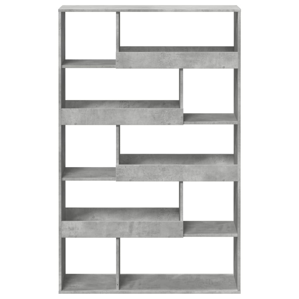 vidaXL Séparateur de pièce gris béton 100x33x156,5 cm bois d'ingénierie