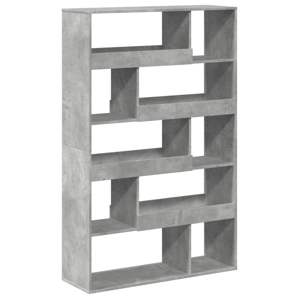 vidaXL Séparateur de pièce gris béton 100x33x156,5 cm bois d'ingénierie