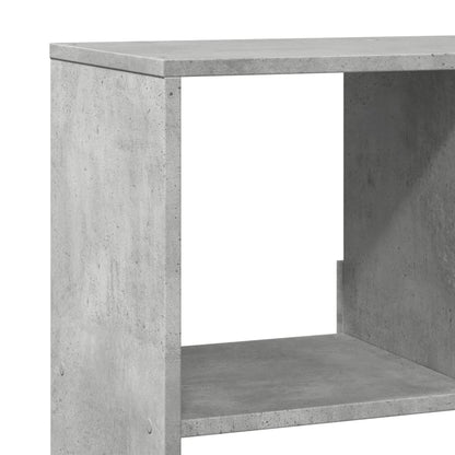 vidaXL Séparateur de pièce gris béton 100x33x156,5 cm bois d'ingénierie