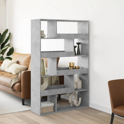 vidaXL Séparateur de pièce gris béton 100x33x156,5 cm bois d'ingénierie
