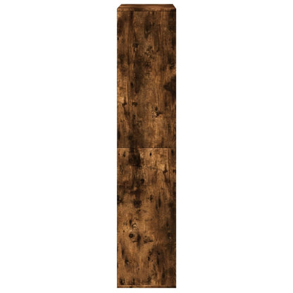 vidaXL Séparateur de pièce Chêne fumé 100x33x156,5 cm Bois d'ingénierie