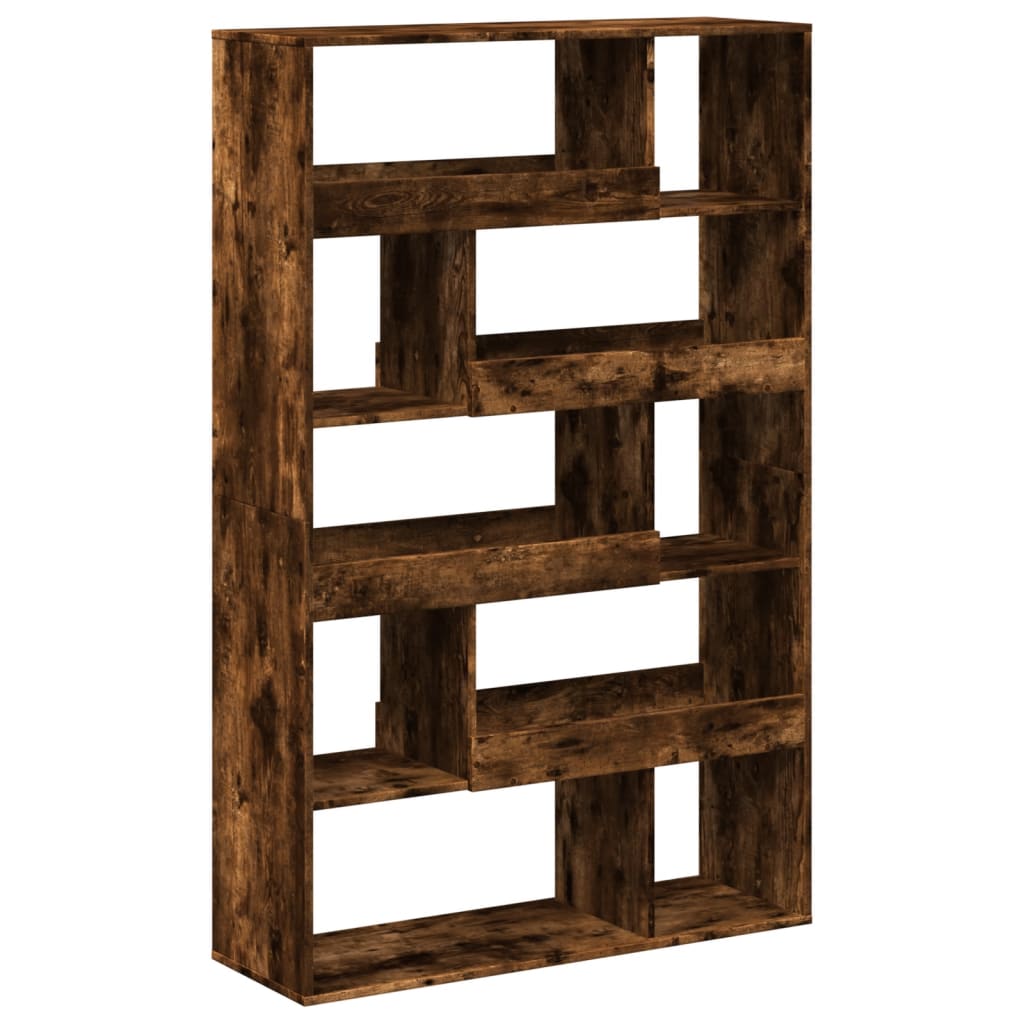 vidaXL Séparateur de pièce Chêne fumé 100x33x156,5 cm Bois d'ingénierie