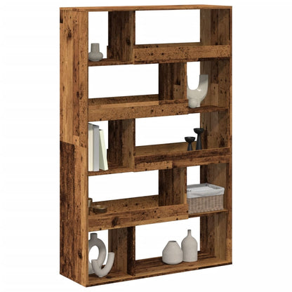 vidaXL Cloison de séparation aspect vieux bois 100x33x156,5 cm Bois d'ingénierie