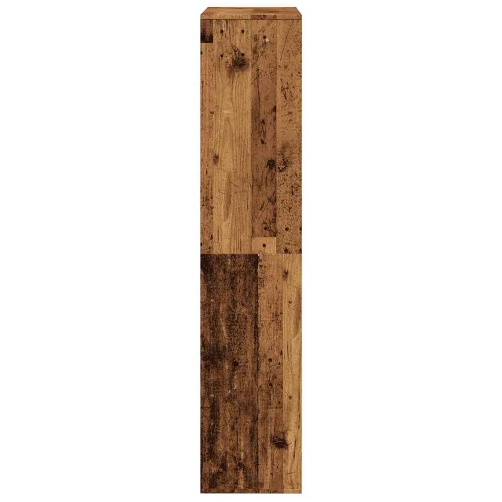vidaXL Cloison de séparation aspect vieux bois 100x33x156,5 cm Bois d'ingénierie