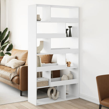 vidaXL Cloison de séparation blanc 100x33x187,5 cm Bois d'ingénierie