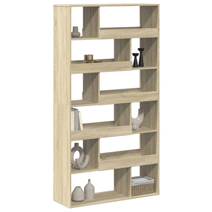 vidaXL Raumteiler Sonoma-Eiche 100x33x187,5 cm Holzwerkstoff