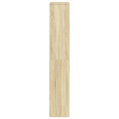 vidaXL Raumteiler Sonoma-Eiche 100x33x187,5 cm Holzwerkstoff