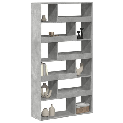 vidaXL Paravent Gris béton 100x33x187,5 cm Bois d'ingénierie