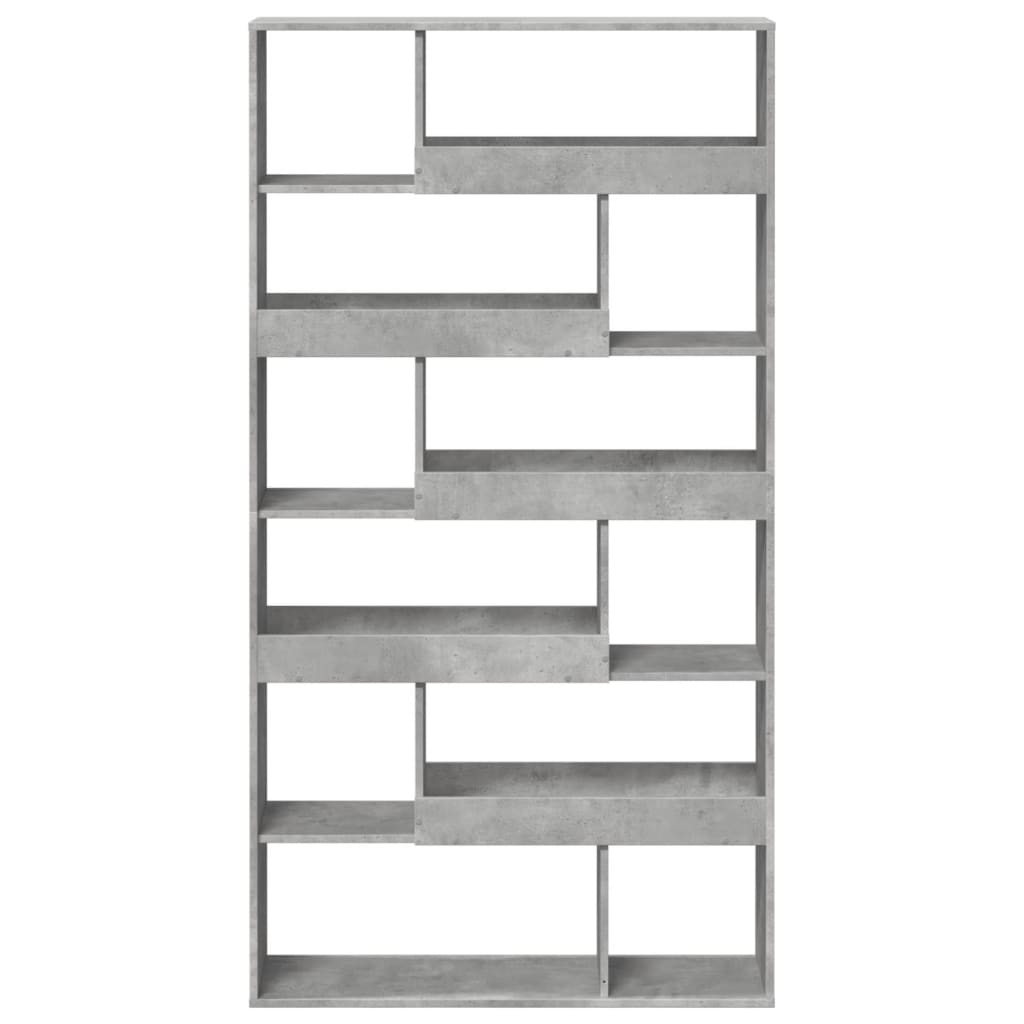 vidaXL Paravent Gris béton 100x33x187,5 cm Bois d'ingénierie