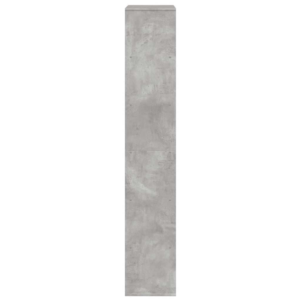 vidaXL Paravent Gris béton 100x33x187,5 cm Bois d'ingénierie