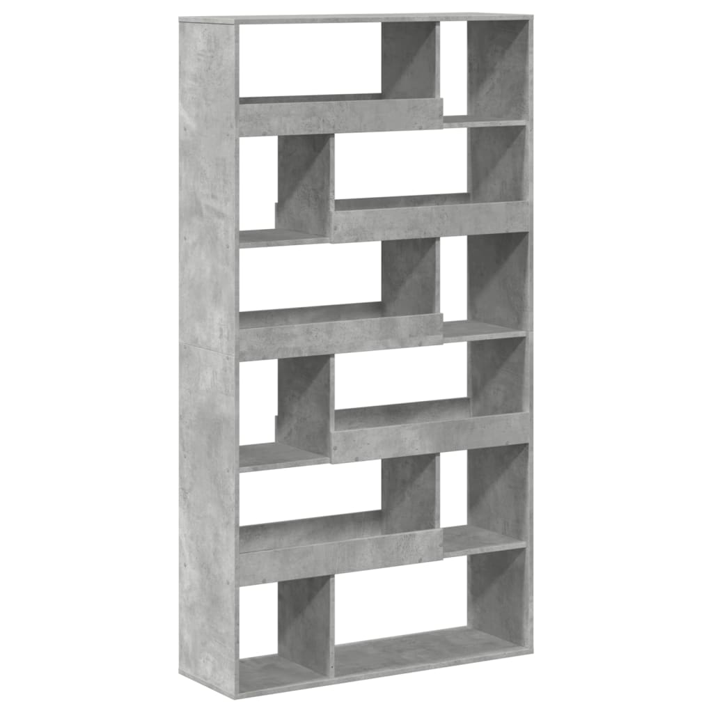 vidaXL Paravent Gris béton 100x33x187,5 cm Bois d'ingénierie