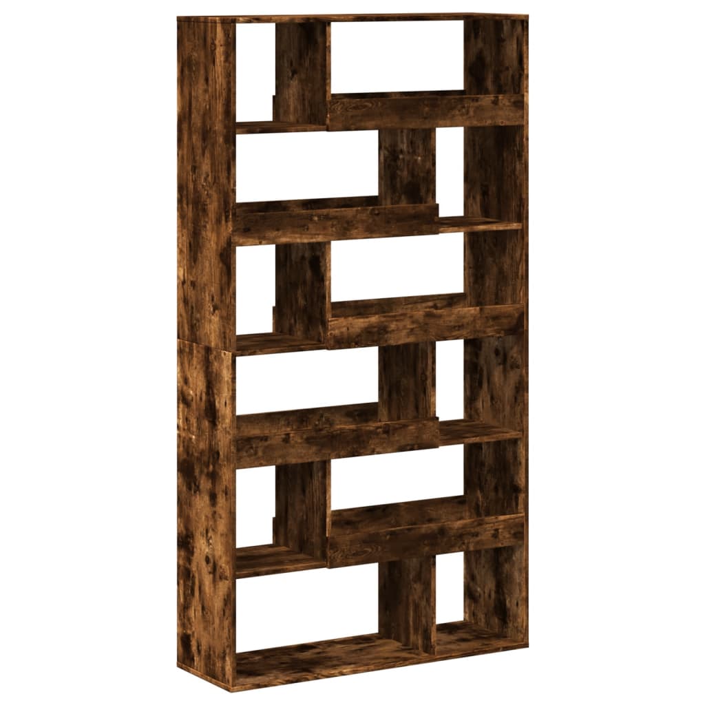 vidaXL Raumteiler Räuchereiche 100x33x187,5 cm Holzwerkstoff