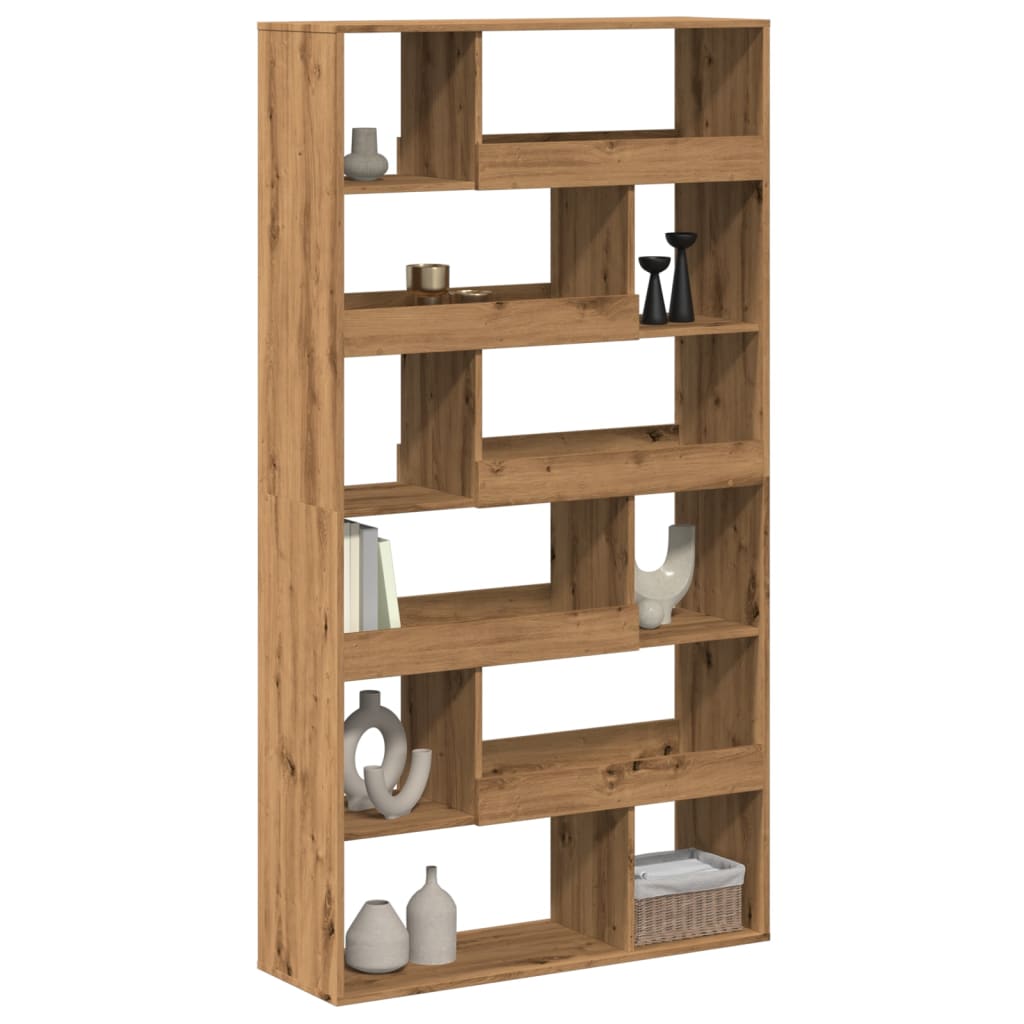 vidaXL Séparateur de pièce Chêne Artisan 100x33x187,5 cm Bois d'ingénierie