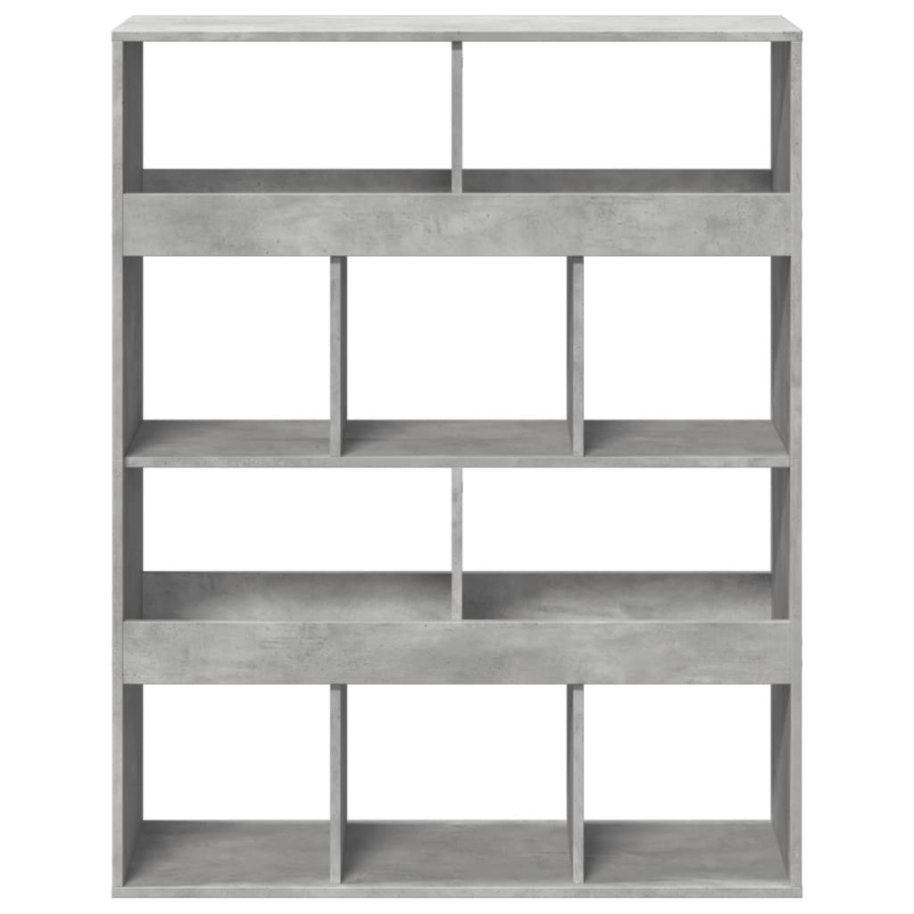 vidaXL Raumteiler Betongrau 100x33x125,5 cm Holzwerkstoff