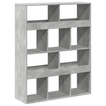 vidaXL Raumteiler Betongrau 100x33x125,5 cm Holzwerkstoff