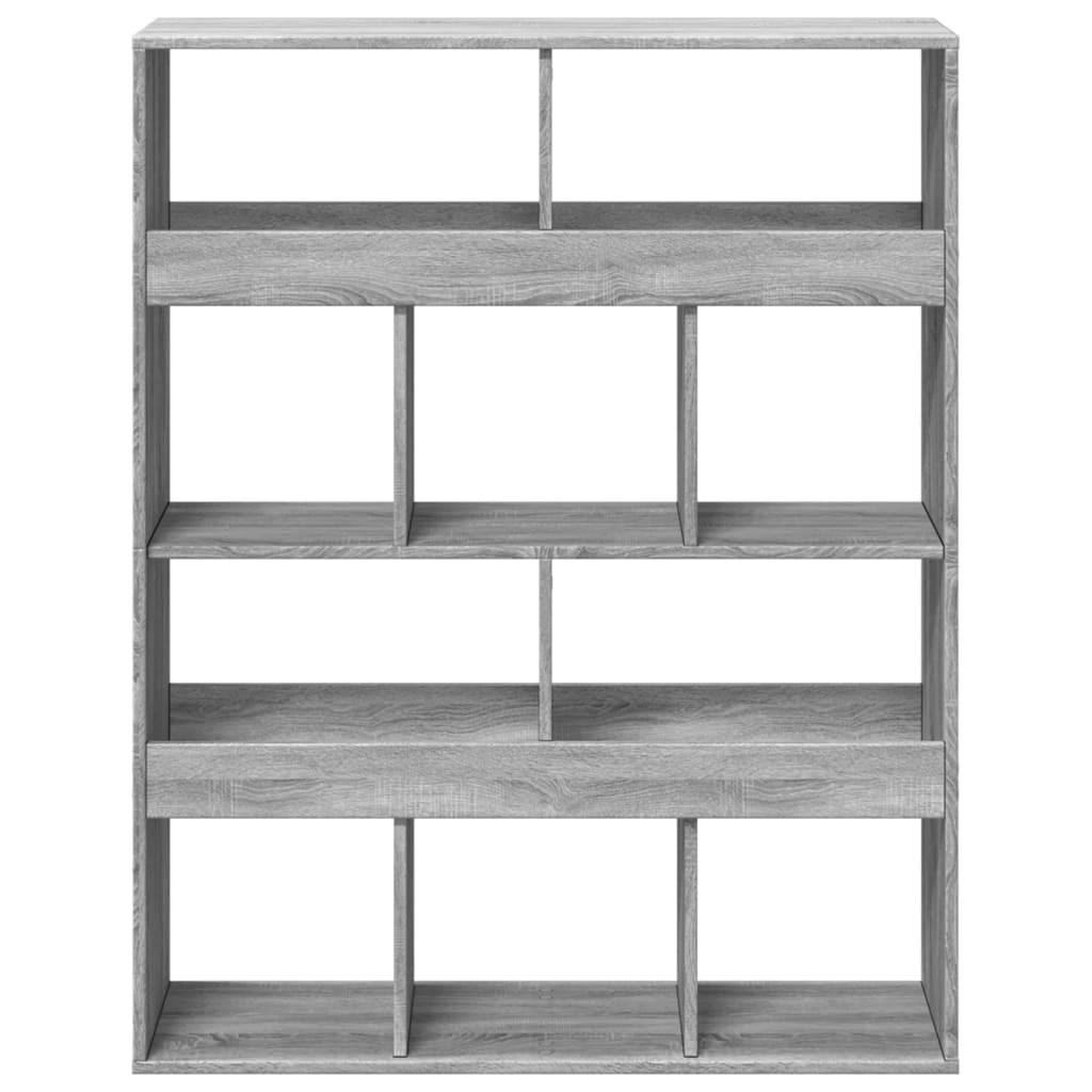 vidaXL Raumteiler Grau Sonoma 100x33x125,5 cm Holzwerkstoff