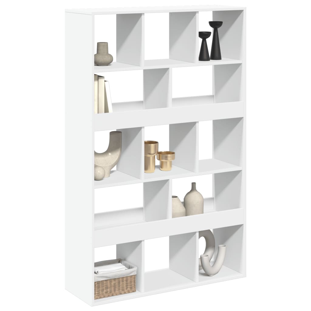 vidaXL Cloison de Séparation Blanche 100x33x156,5 cm Bois d'ingénierie