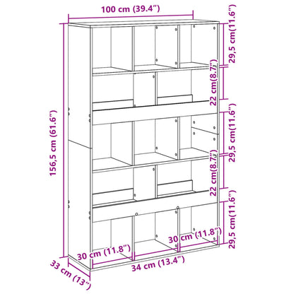 vidaXL Cloison de Séparation Blanche 100x33x156,5 cm Bois d'ingénierie