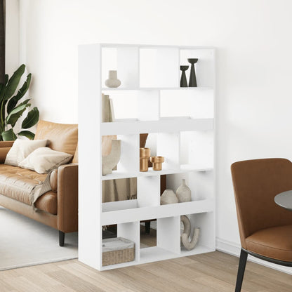 vidaXL Cloison de Séparation Blanche 100x33x156,5 cm Bois d'ingénierie