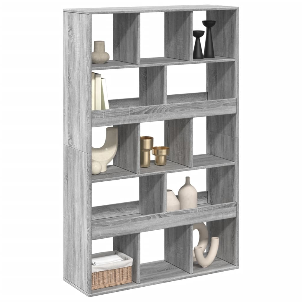 vidaXL Séparateur de pièce Gris Sonoma 100x33x156,5 cm Bois d'ingénierie