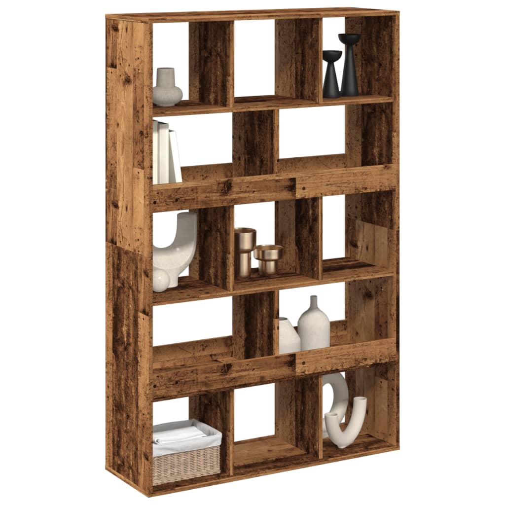 vidaXL Raumteiler Altholz-Optik 100x33x156,5 cm Holzwerkstoff