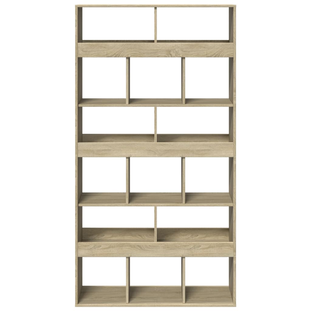 vidaXL Raumteiler Sonoma-Eiche 100x33x187,5 cm Holzwerkstoff