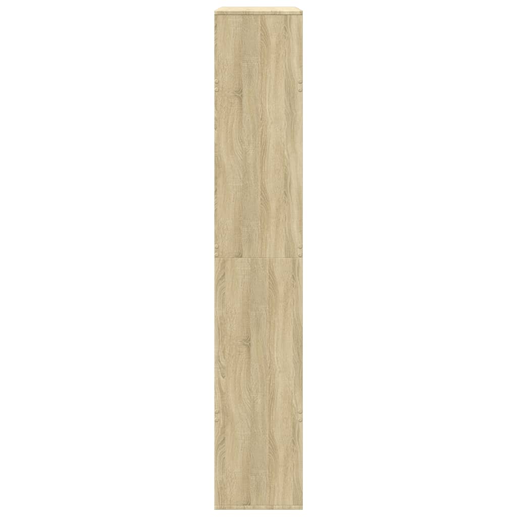 vidaXL Raumteiler Sonoma-Eiche 100x33x187,5 cm Holzwerkstoff