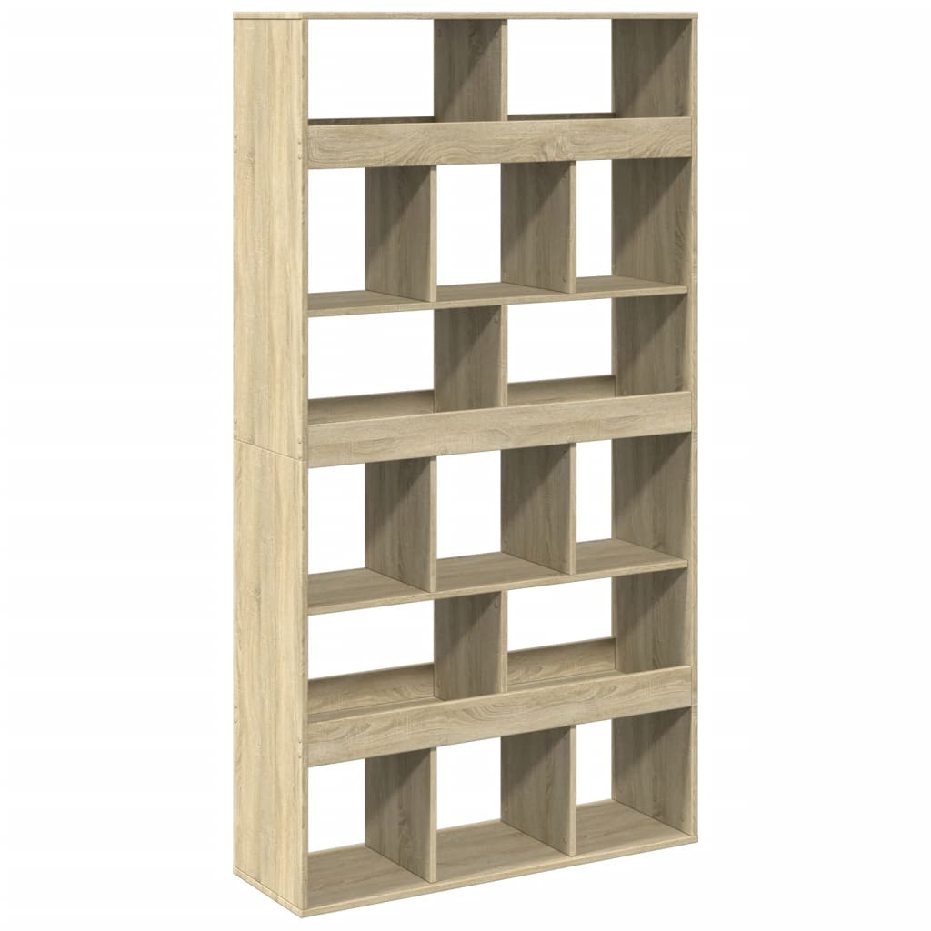 vidaXL Raumteiler Sonoma-Eiche 100x33x187,5 cm Holzwerkstoff