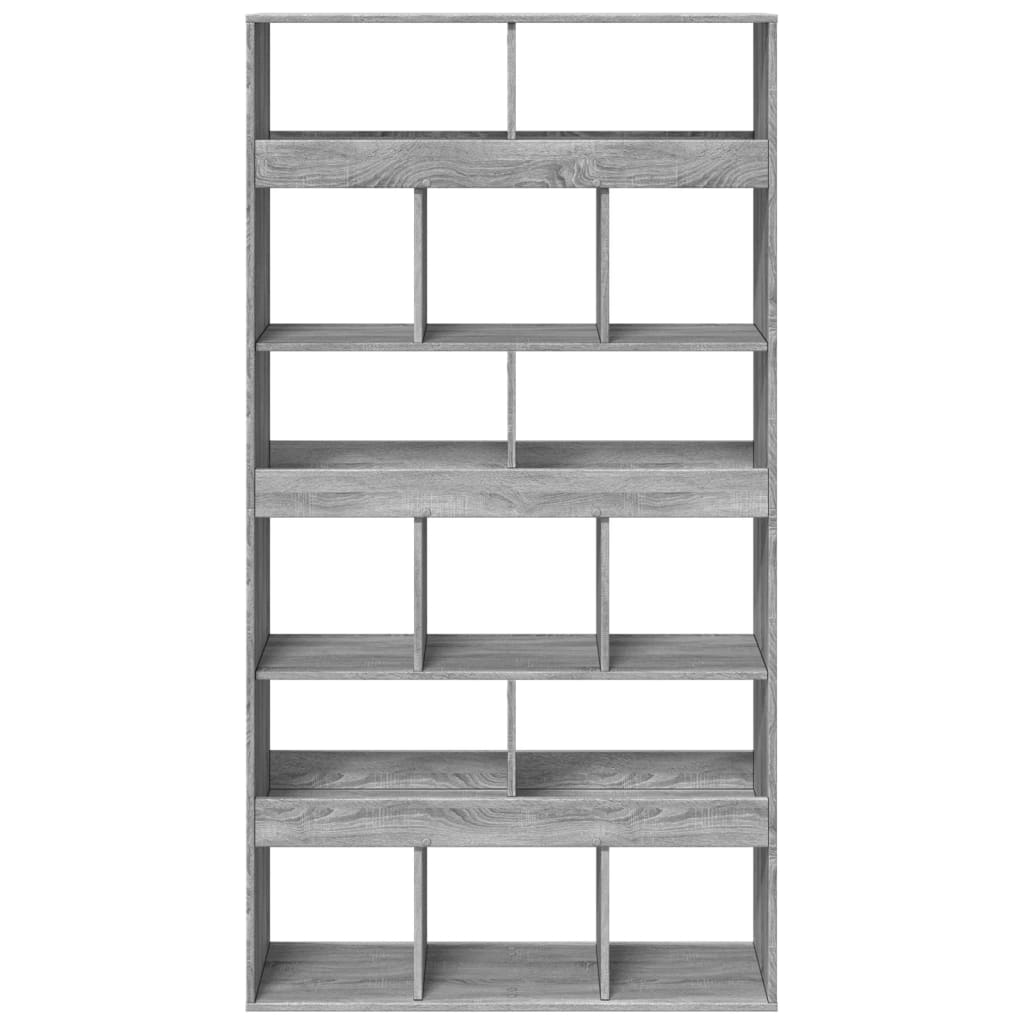 vidaXL Raumteiler Grau Sonoma 100x33x187,5 cm Holzwerkstoff