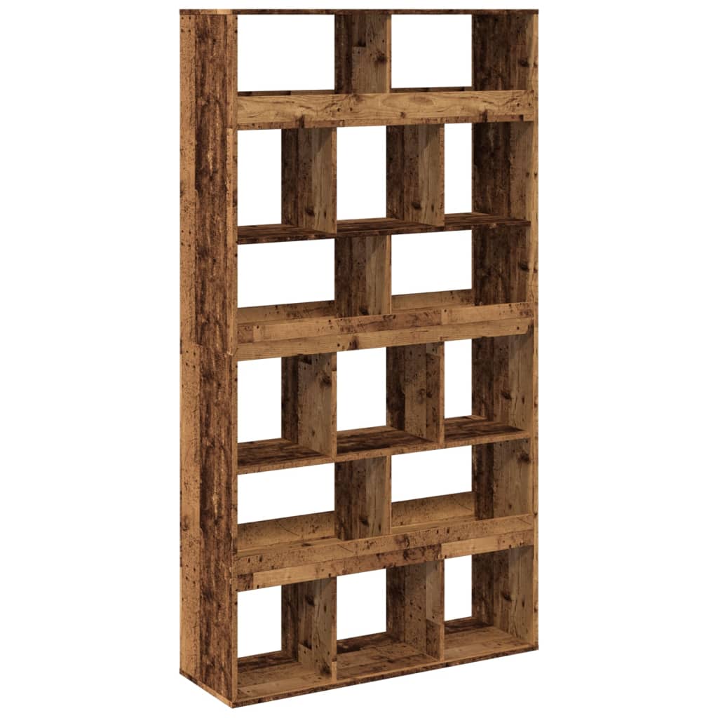 vidaXL Raumteiler Altholz-Optik 100x33x187,5 cm Holzwerkstoff