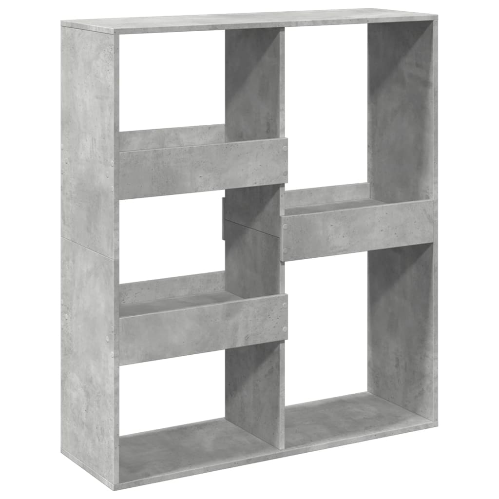 vidaXL Séparateur de pièce gris béton 100x33x115 cm aggloméré