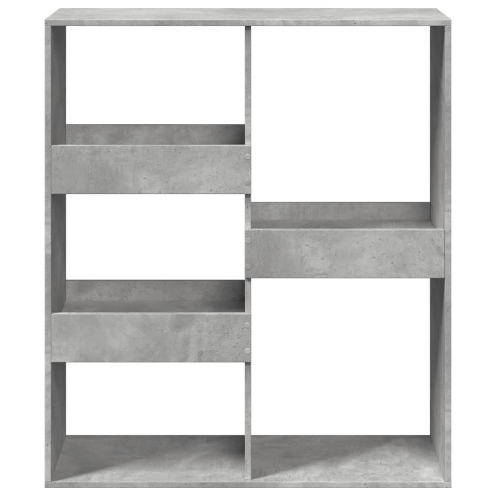 vidaXL Séparateur de pièce gris béton 100x33x115 cm aggloméré