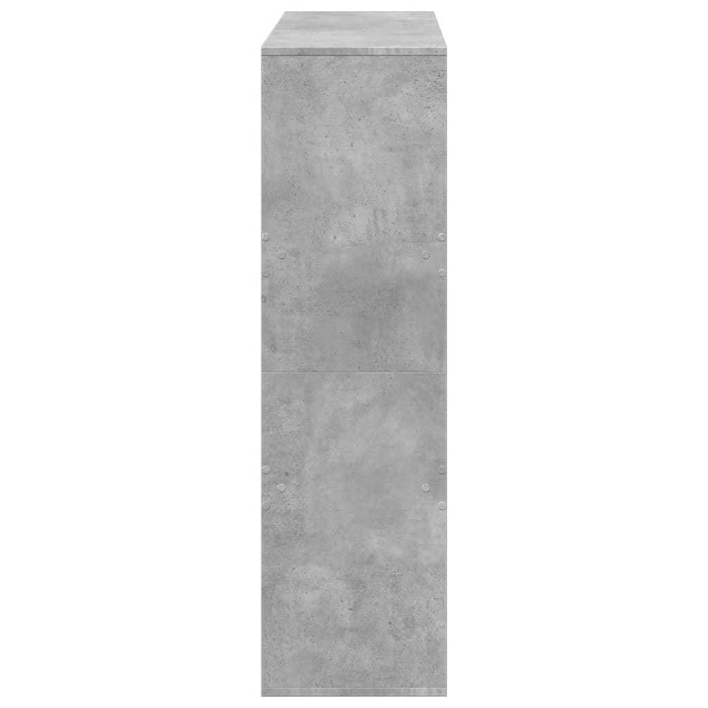 vidaXL Séparateur de pièce gris béton 100x33x115 cm aggloméré