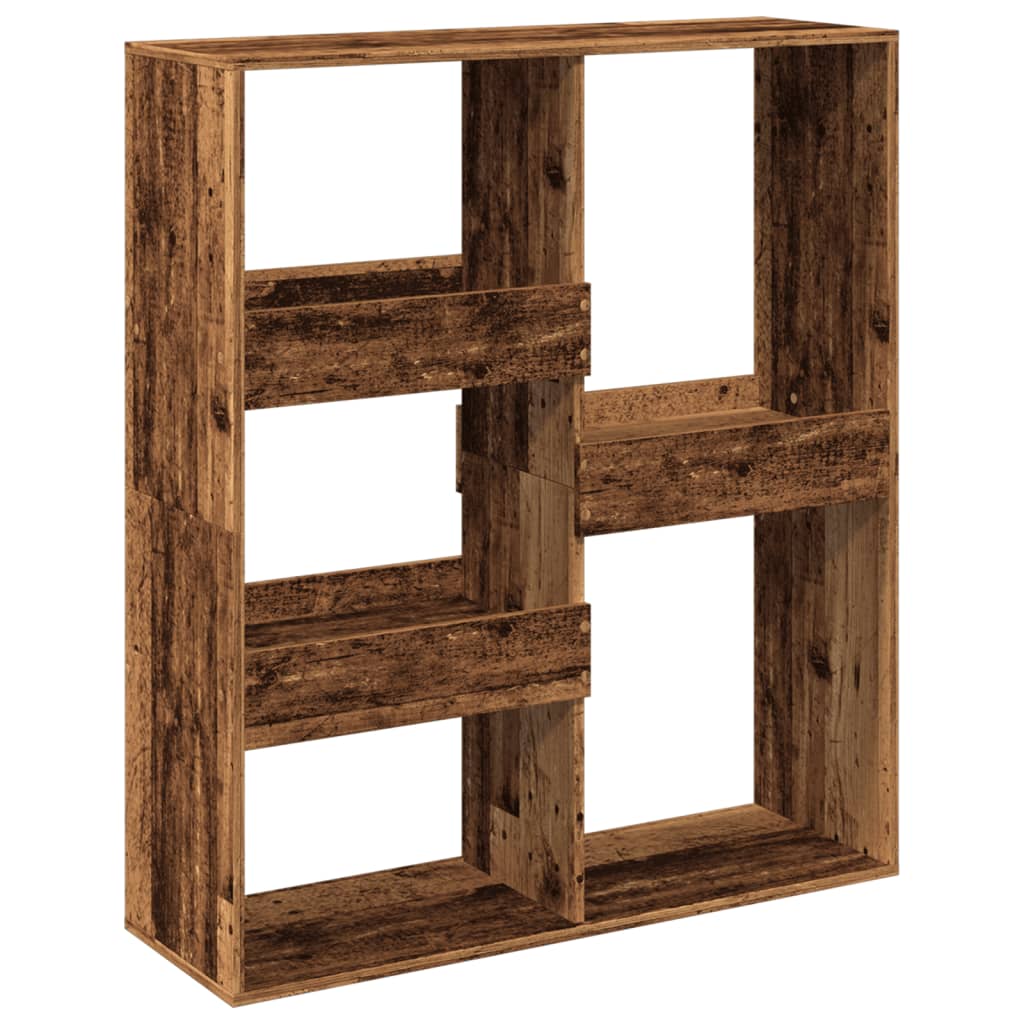 vidaXL Raumteiler Altholz-Optik 100x33x115 cm Holzwerkstoff